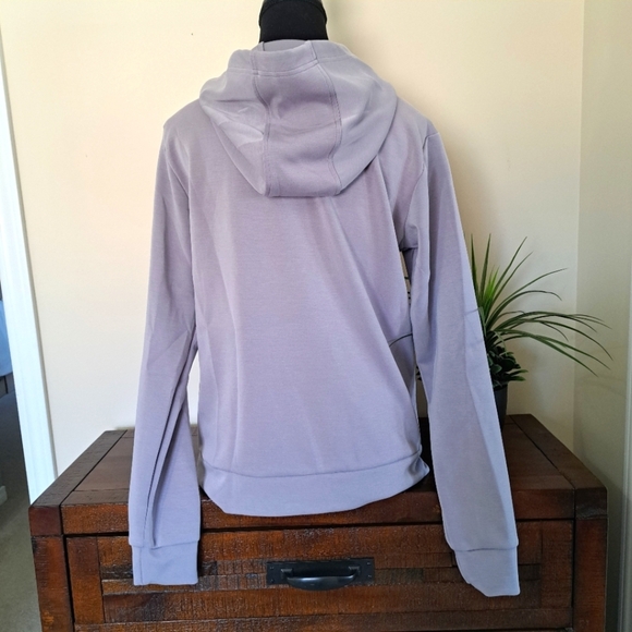 Lazy Pants Brushed Sueded Hoodie Pale Purple Women's Small Cozy Sweatshirt - Picture 3 of 11